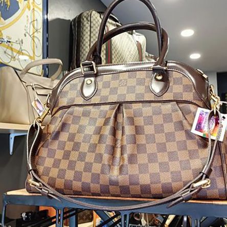 Louis Vuitton modello  Trevi Damier GM e Pelle Marrone