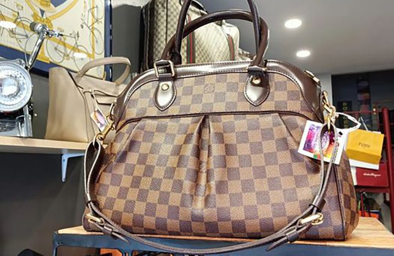 Louis Vuitton modello  Trevi Damier GM e Pelle Marrone